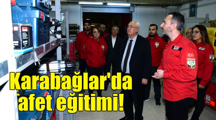 Karabağlar da Mahalle Afet Gönüllüleri eğitimi başladı!