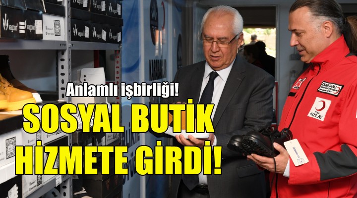 Karabağlar da Sosyal Butik hizmete girdi!