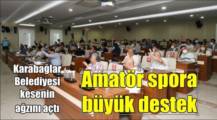 Karabağlar da amatör spora büyük destek