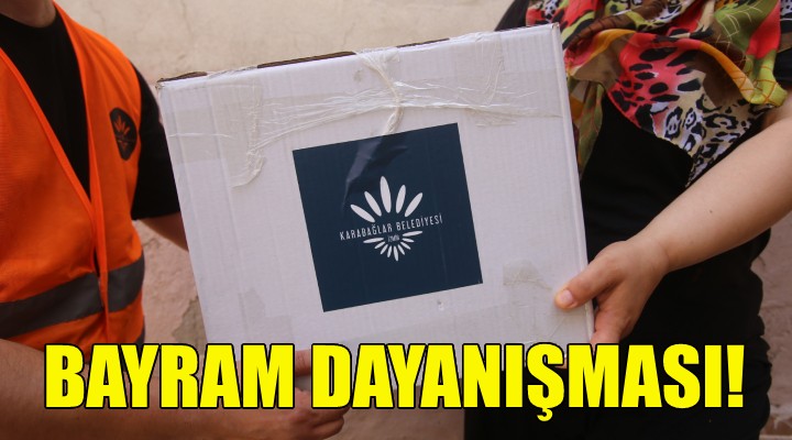 Karabağlar da bayram dayanışması!