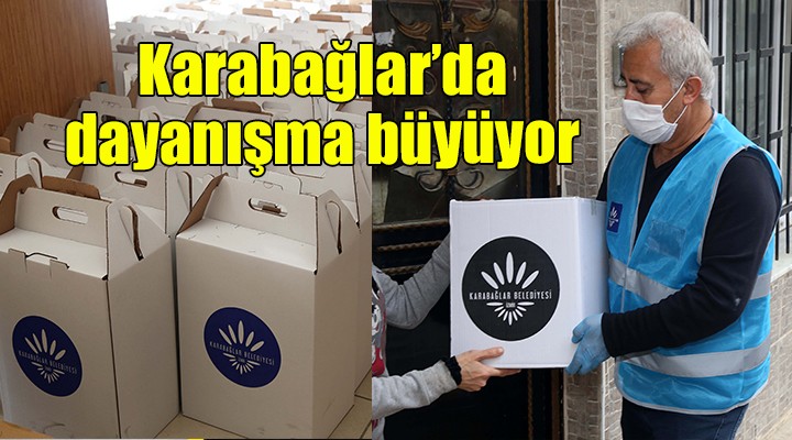 Karabağlar da dayanışma büyüyor