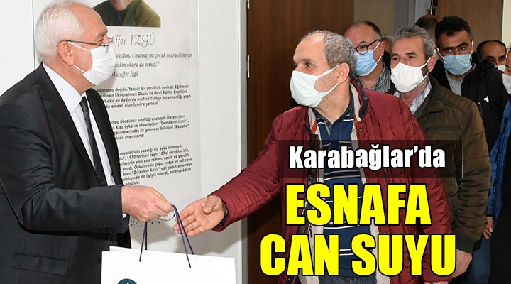 Karabağlar da kahvehaneci esnafına can suyu