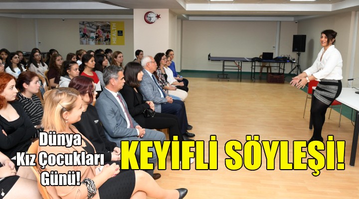 Karabağlar da keyifli söyleşi!