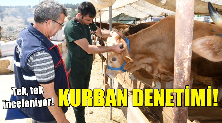 Karabağlar da kurban satış yerlerinde denetim!