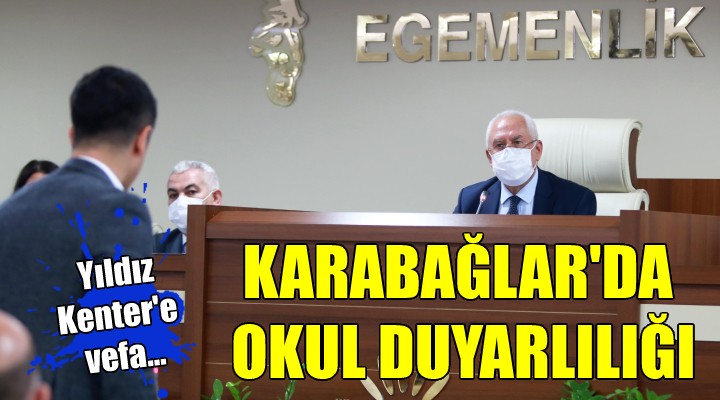 Karabağlar da okul duyarlılığı...