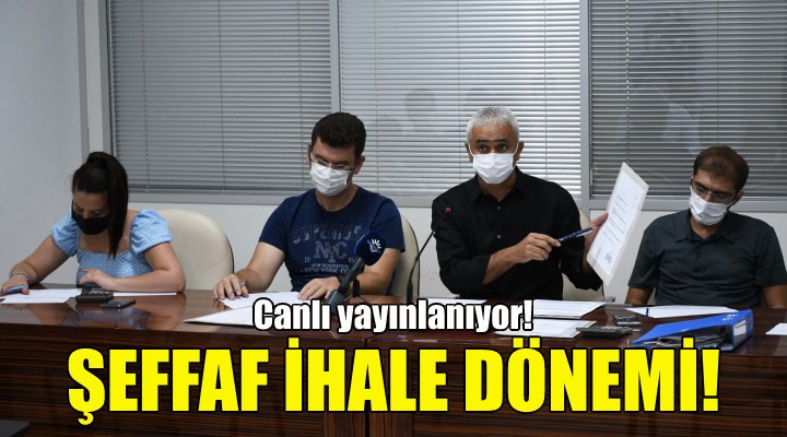 Karabağlar da şeffaf ihale dönemi!