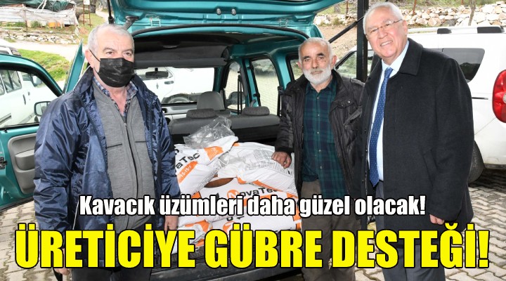 Karabağlar da üreticiye gübre desteği!