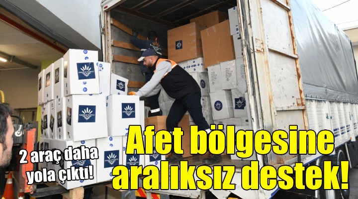 Karabağlar dan afet bölgesine aralıksız destek!