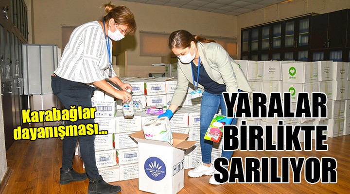 Karabağlar dayanışması... YARALAR BİRLİKTE SARILIYOR