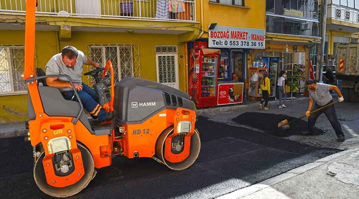 Karabağlar’da asfalt seferberliği