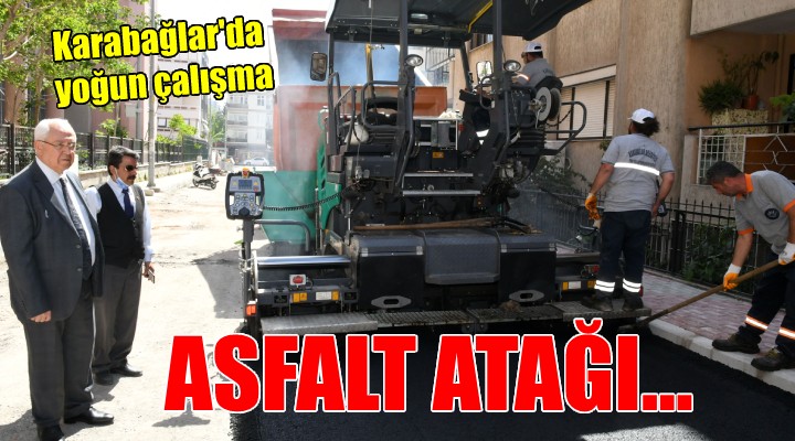 Karabağlar’da asfalt seferberliği...