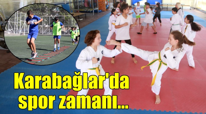 Karabağlar’da yaz spor okulları başlıyor...