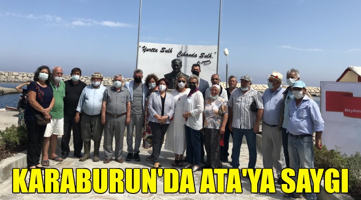 Karaburun da Atatürk büstü olmayan mahalle kalmayacak!