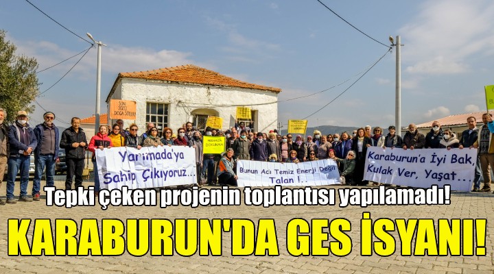 Karaburun da GES isyanı!