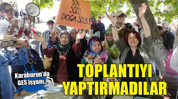 Karaburun da GES tepkisi...  YARIMADA DAN ELİNİZİ ÇEKİN 