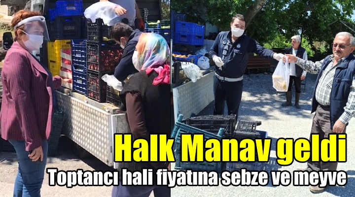 Karaburun da Halk Manav yollarda