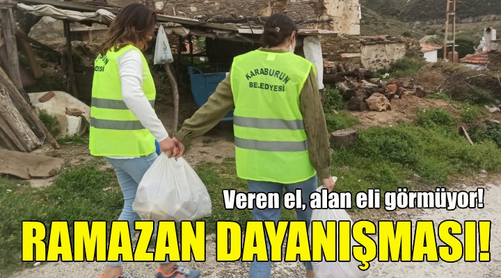 Karaburun da Ramazan dayanışması!