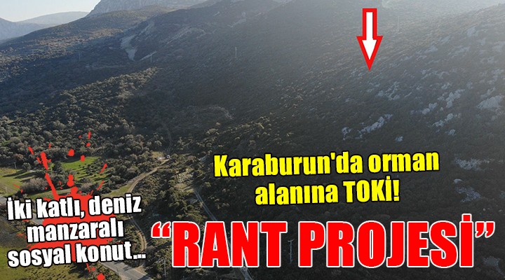 Karaburun da TOKİ isyanı:  Sosyal konut değil, rant projesi 