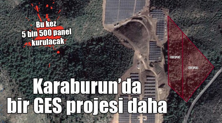 Karaburun da bir GES projesi daha...