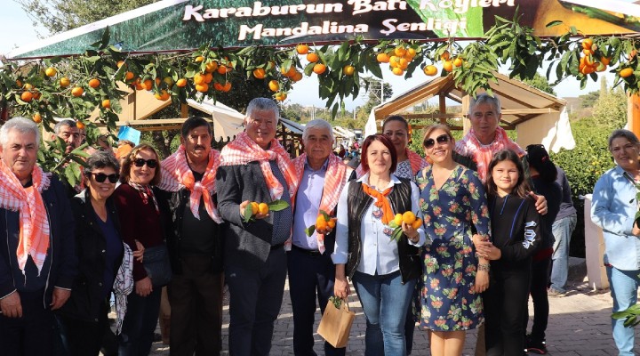 Karaburun da mandalina şenliği