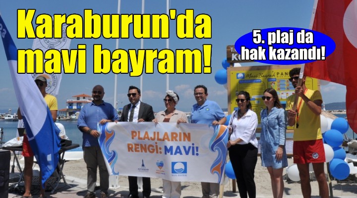 Karaburun da mavi bayram!