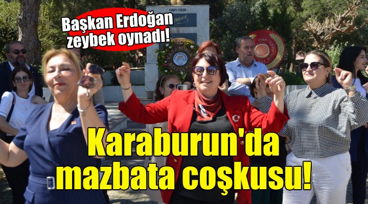 Karaburun da mazbata töreni... Başkan Erdoğan zeybek oynadı!