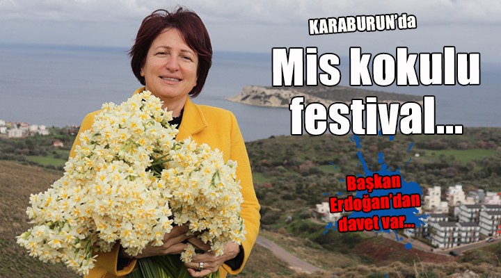 Karaburun da mis kokulu festival...