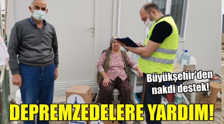 Karaburun daki depremzedelere yardım!