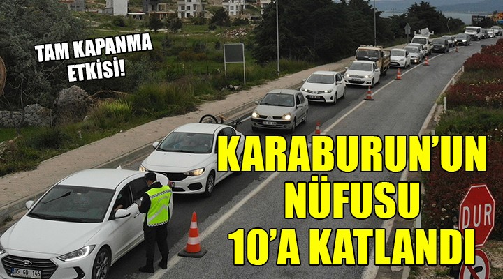 Karaburun un nüfusu 10 a katlandı