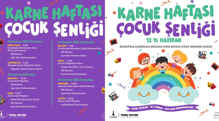 Karne Haftası Çocuk Şenliği başlıyor!