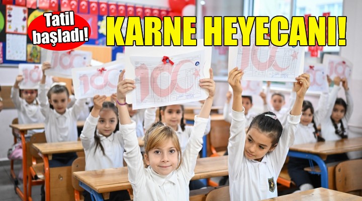 Karne heyecanı... Tatil başladı!