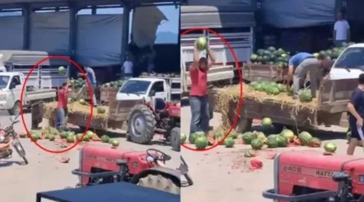 Karpuz üreticileri isyan etti: İşlem başlatıldı