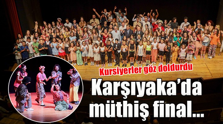 Karşıyaka Belediye Tiyatrosu kursiyerleri göz doldurdu