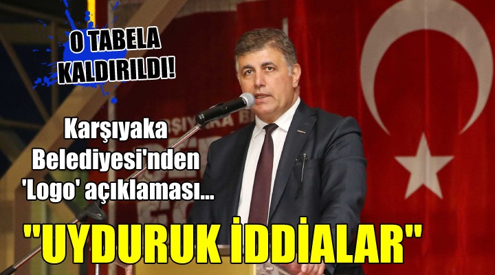 Karşıyaka Belediyesi nden  Logo  açıklaması...  UYDURUK İDDİALAR 