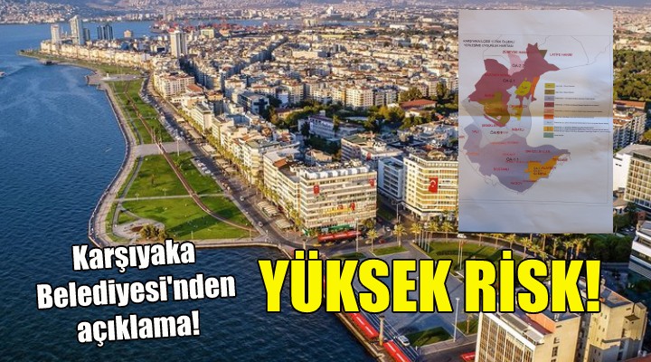 Karşıyaka Belediyesi nden zemin sıvılaşması açıklaması!