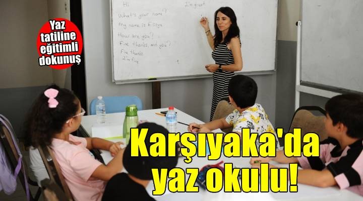 Karşıyaka Belediyesi’nden eğitime destek