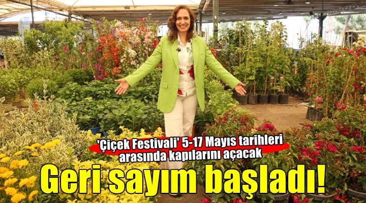 Karşıyaka Çiçek Festivali’ne geri sayım başladı!