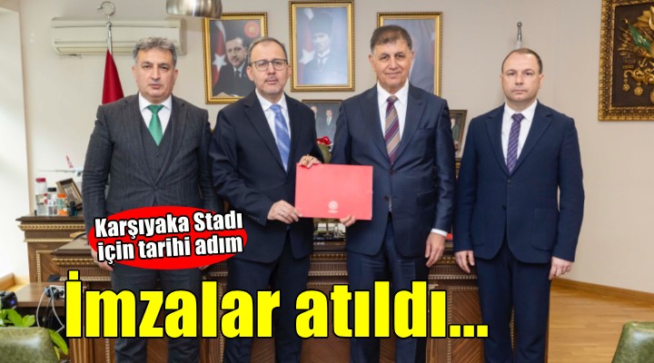 Karşıyaka Stadı için tarihi adım...