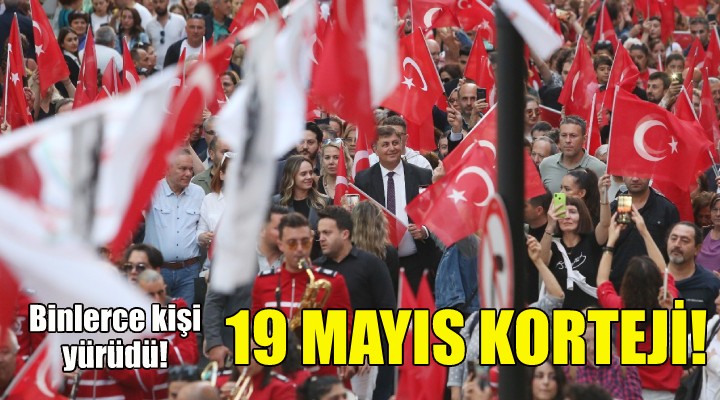 Karşıyaka da 19 Mayıs korteji!