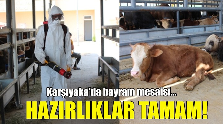 Karşıyaka da Kurban Bayramı mesaisi!