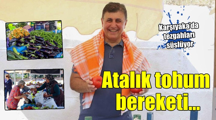 Karşıyaka da atalık tohum bereketi...