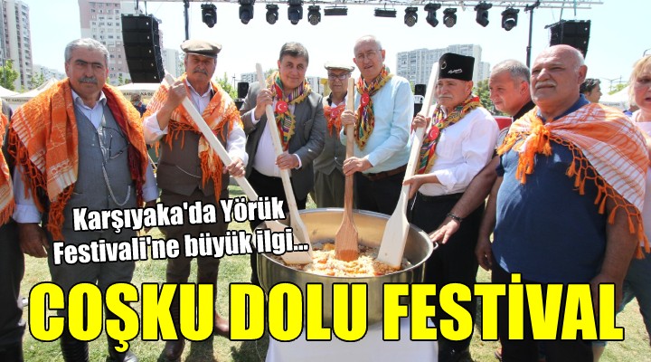 Karşıyaka da coşku dolu festival...