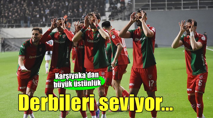 Karşıyaka'da derbi sevinci