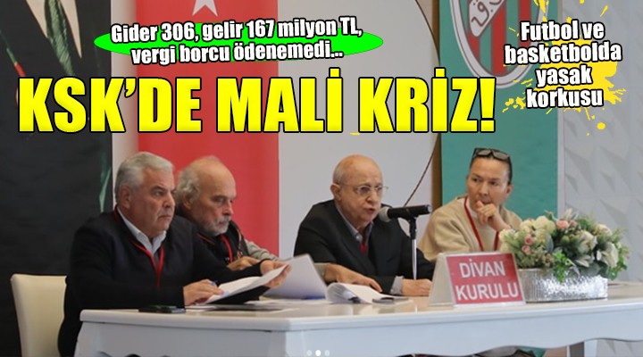 Karşıyaka da mali kriz... Transfer yasağı gelebilir!