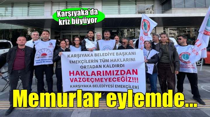 Karşıyaka'da memur krizi büyüyor...