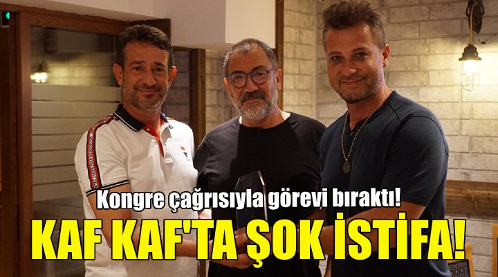 Karşıyaka da şok istifa!