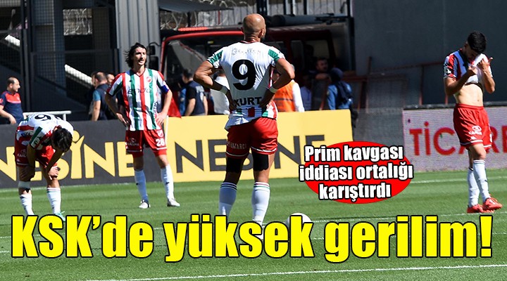 Karşıyaka da taraftar-futbolcu gerilimi...