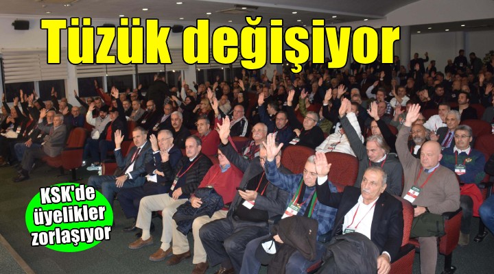 Karşıyaka'da yine tüzük değişikliği