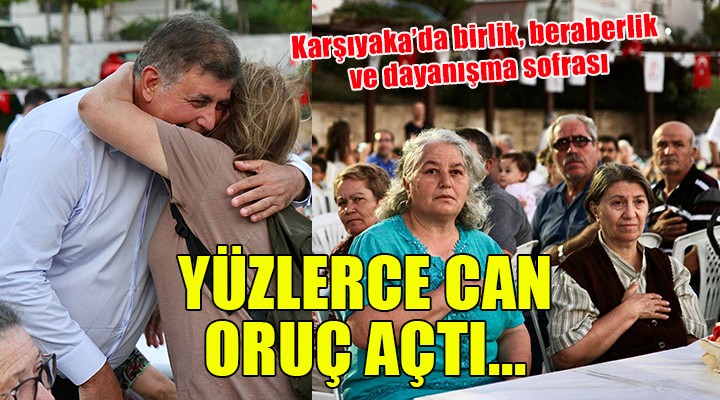 Karşıyaka da yüzlerce can oruç açtı!