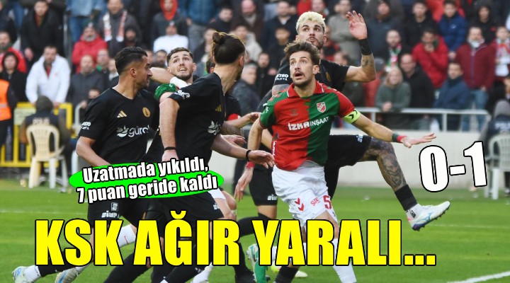 Karşıyaka evinde Kütahya'ya yenildi